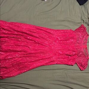 Red Lace Dress